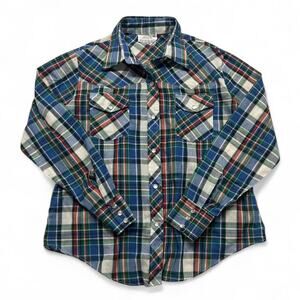 Vintage kmart apparel plaid pearl